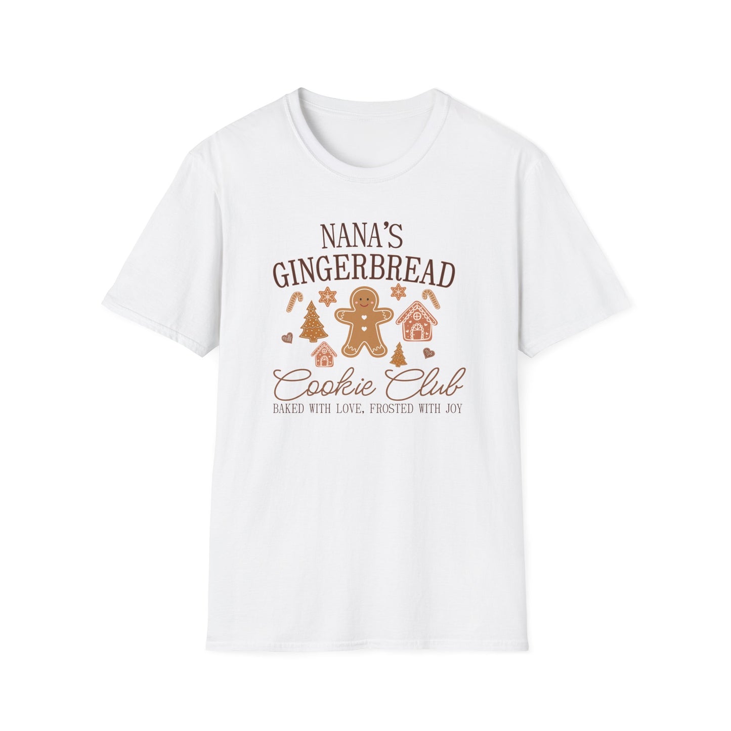 Unisex Softstyle T-Shirt - Nana's Gingerbread Cookie Club