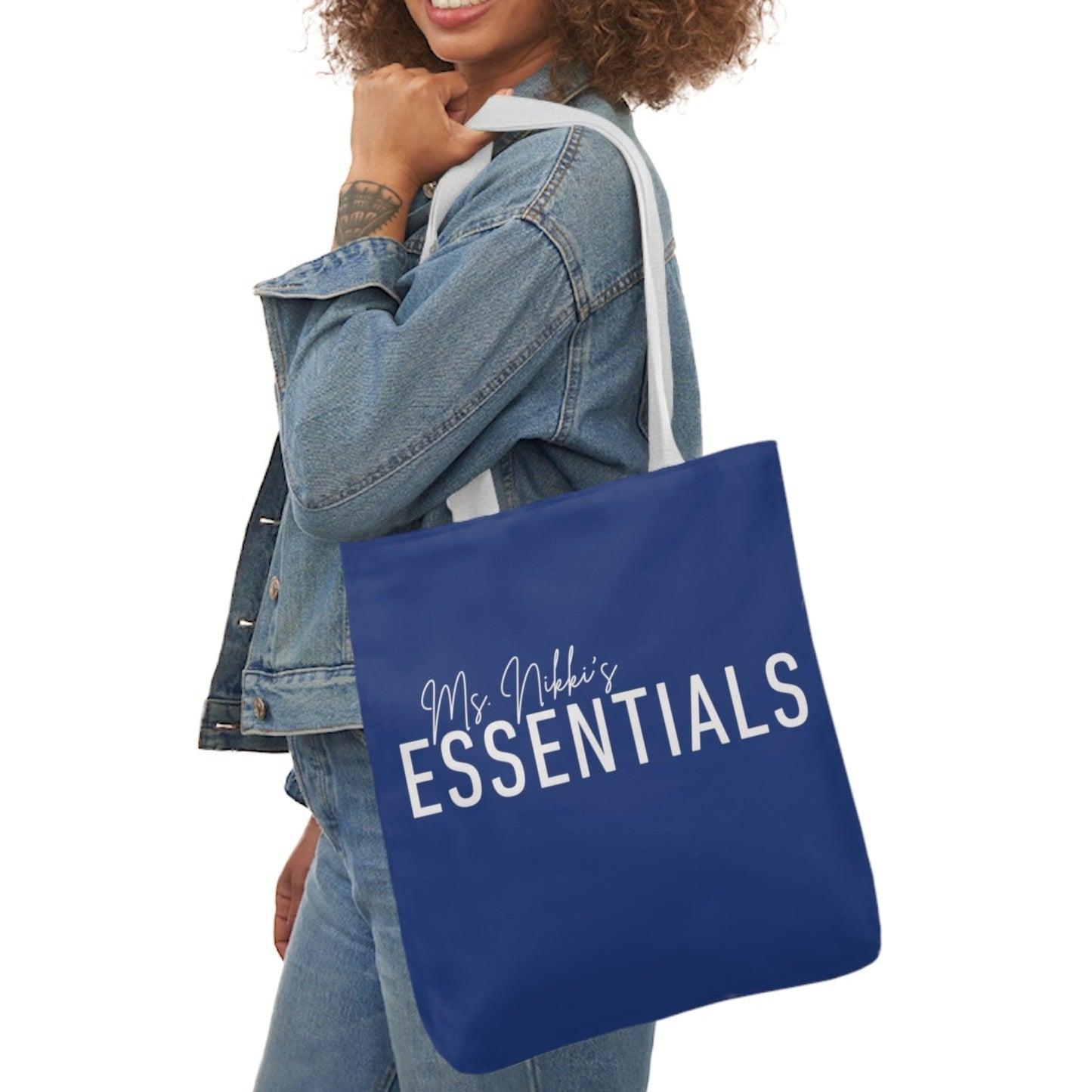 Ms. Nikki's Essentials Polyester Canvas Tote Bag (AOP)