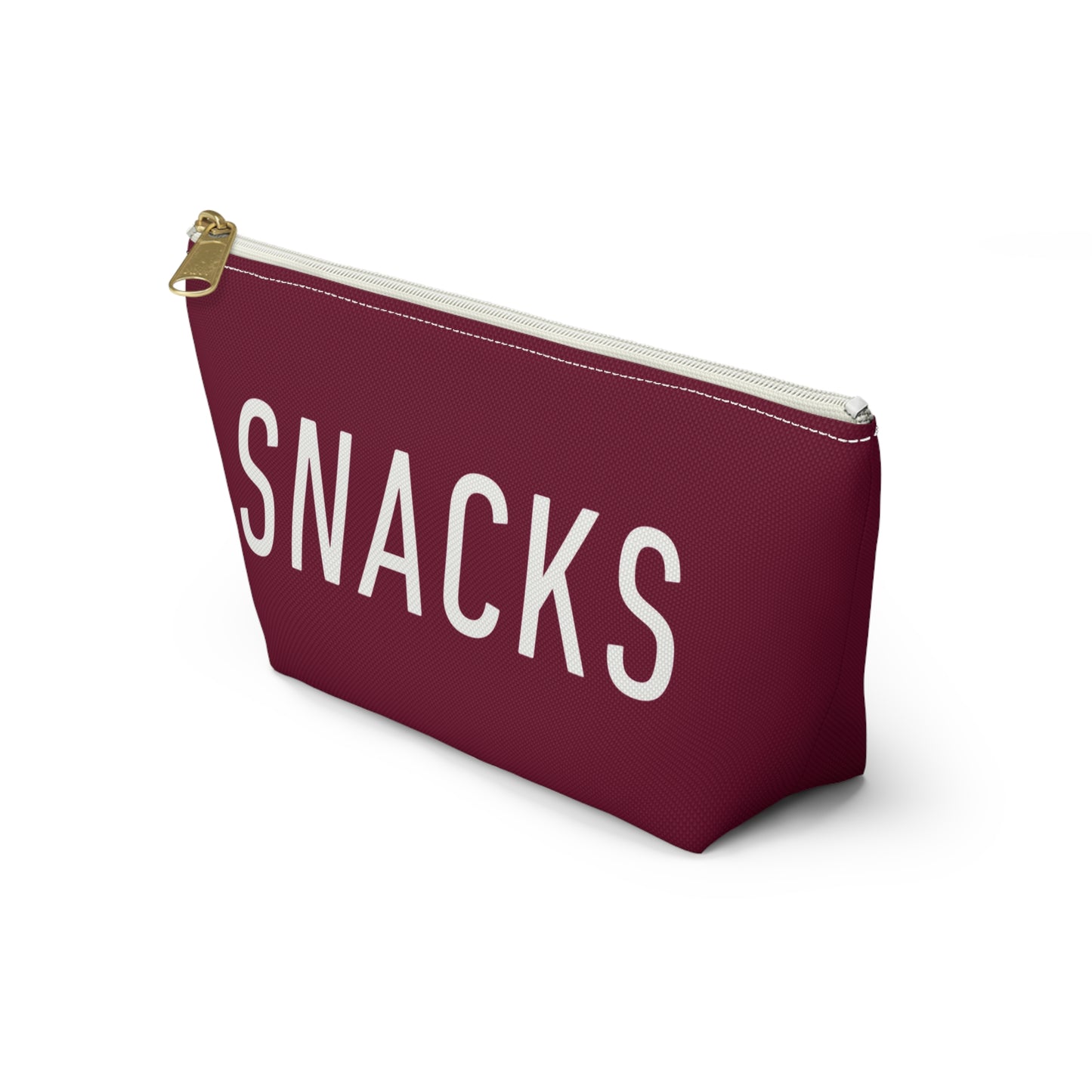 Snacks Accessory Pouch w T-bottom - berry