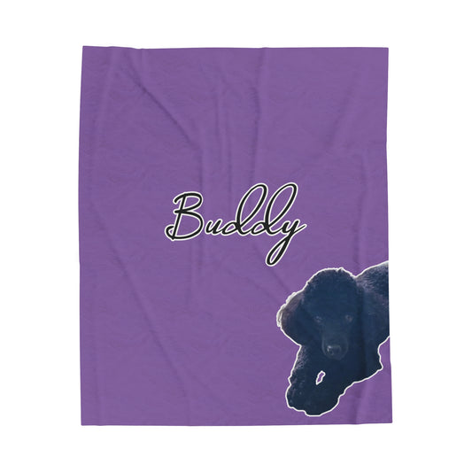 Buddy Pet Velveteen Plush Blanket