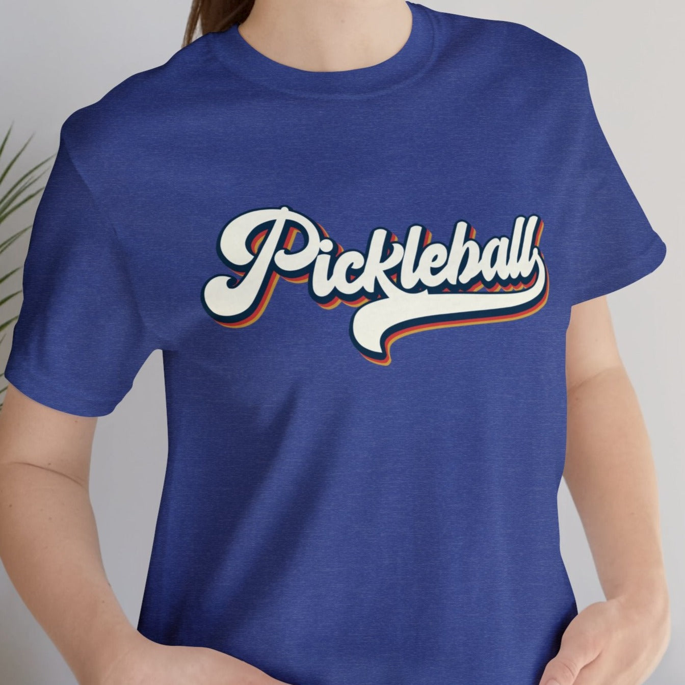 Retro Pickleball Unisex Jersey Short Sleeve Tee