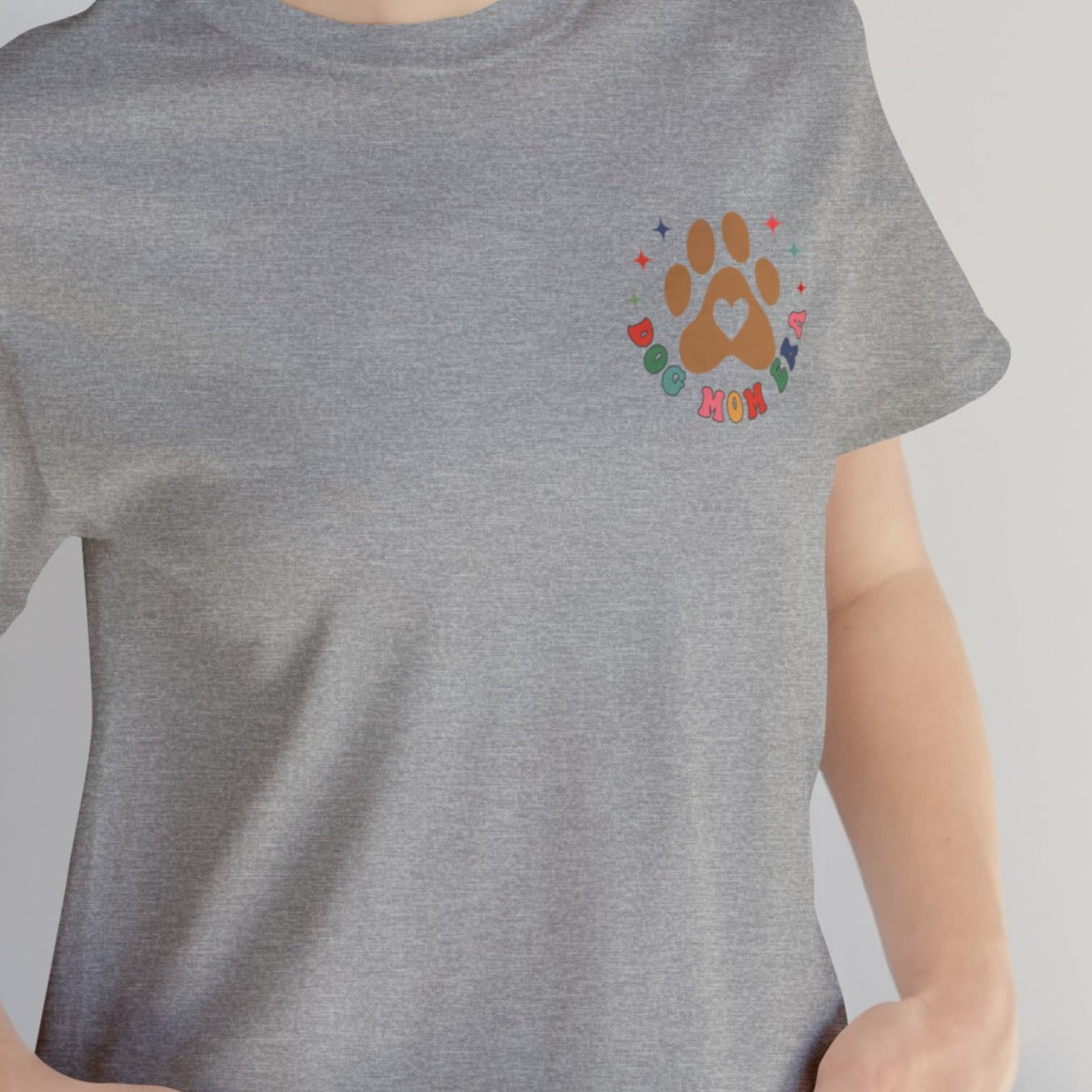 Holly Jolly Dog Mom Era Unisex Jersey Short Sleeve Tee