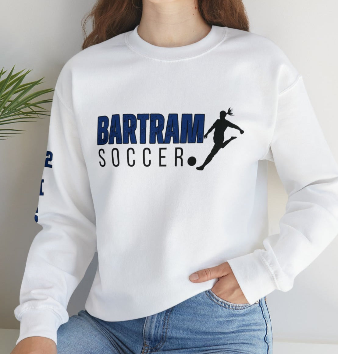 Custom "Women's Soccer" Unisex Heavy Blend™ Crewneck Sweatshirt