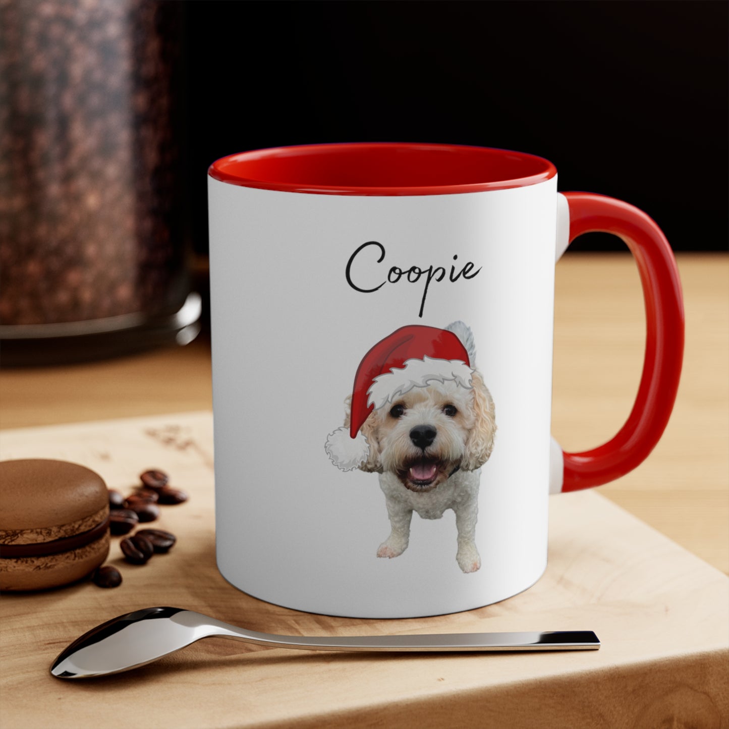 Custom Picture Christmas 11oz Accent Mug