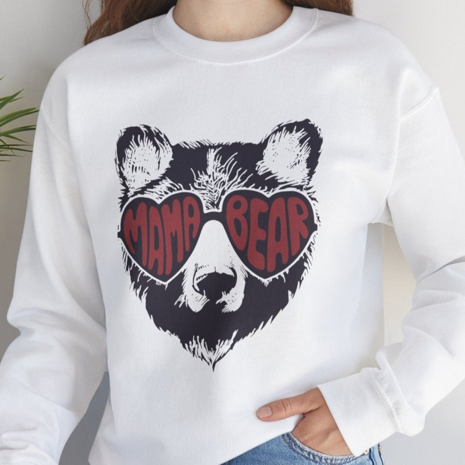 Mama Bear Unisex Heavy Blend™ Crewneck Sweatshirt