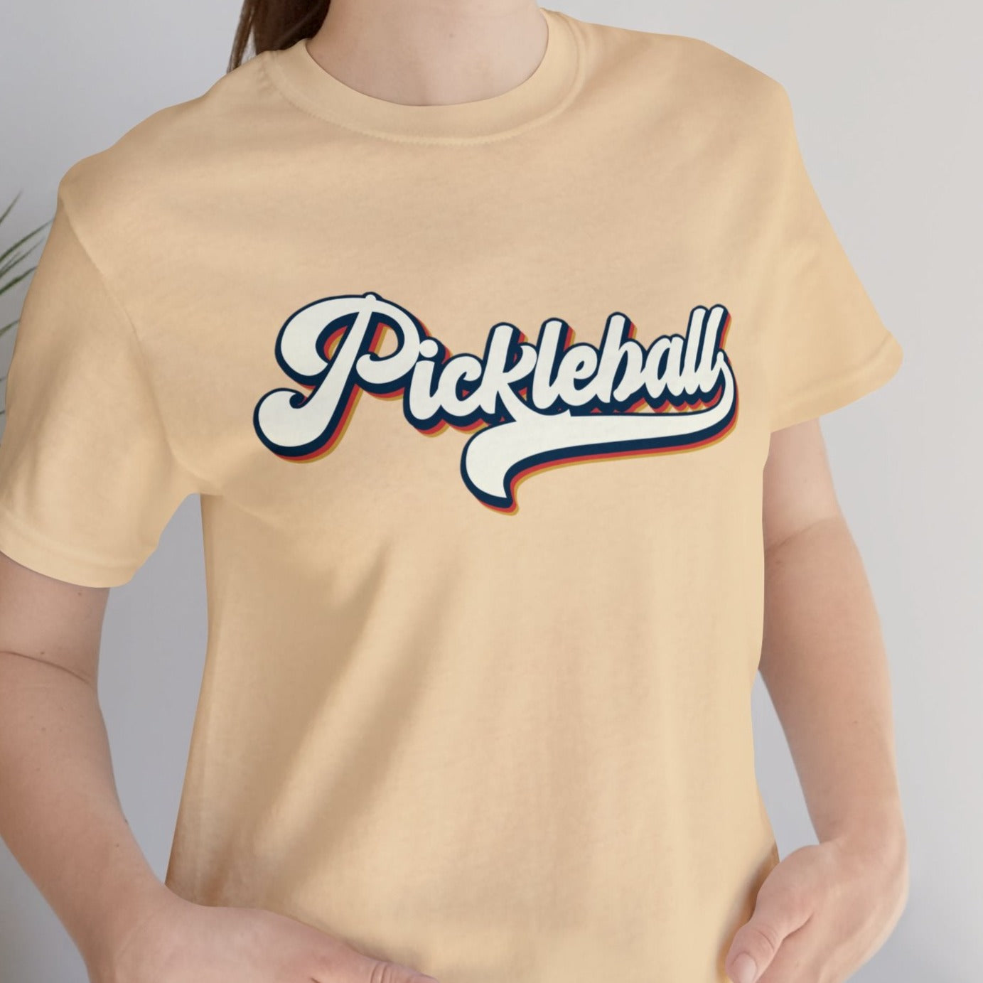 Retro Pickleball Unisex Jersey Short Sleeve Tee