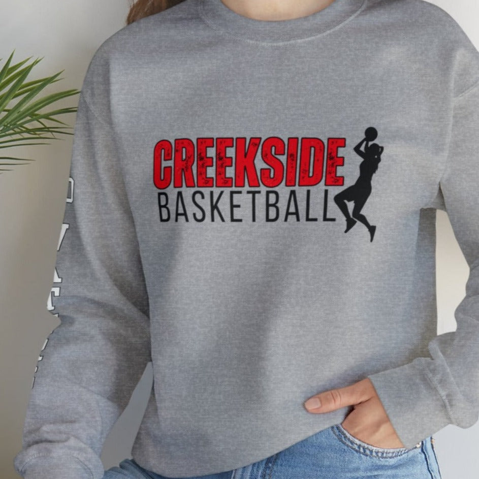 Custom "Women's Basketball" Crewneck Sweatshirt