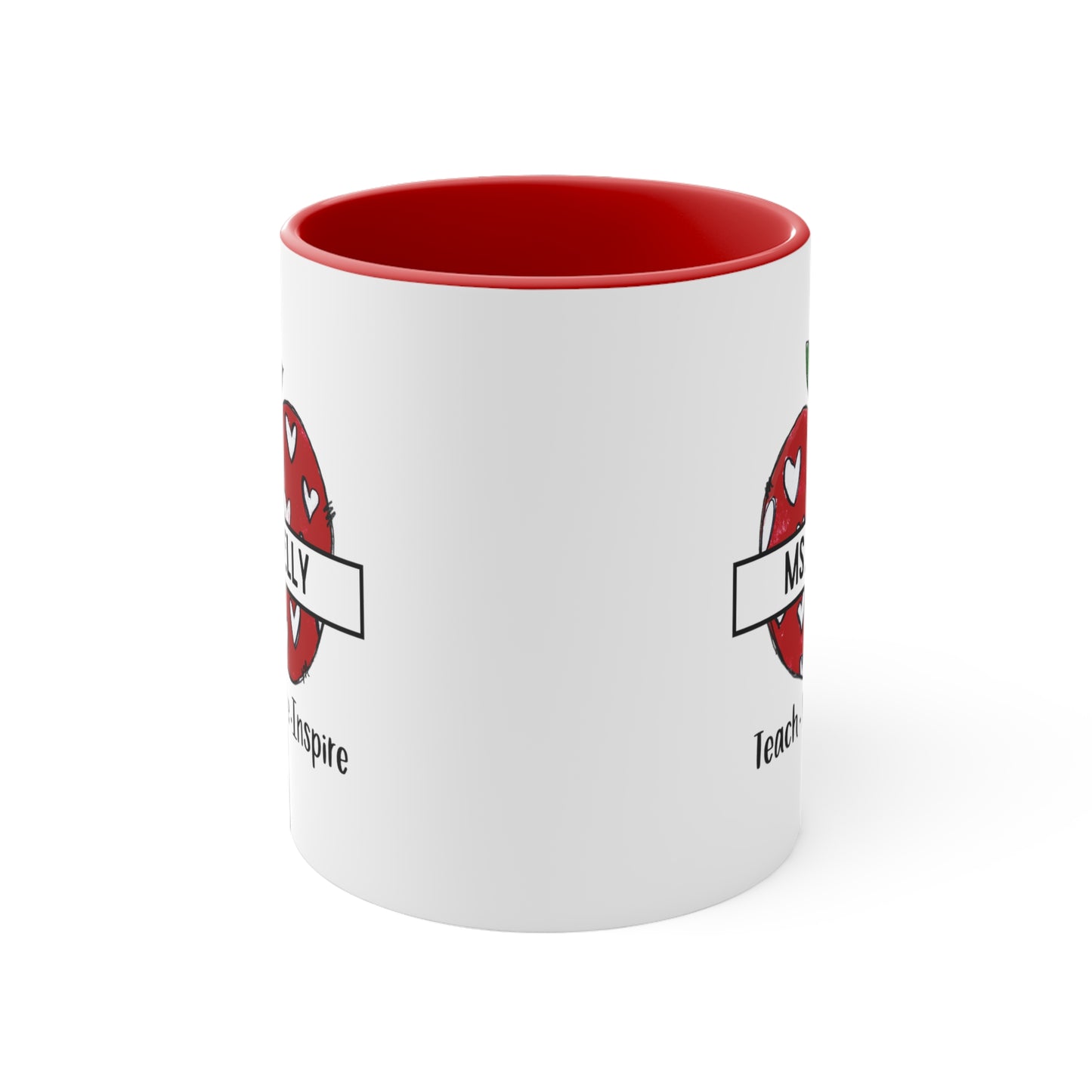 Custom Teacher 11oz Accent Mug