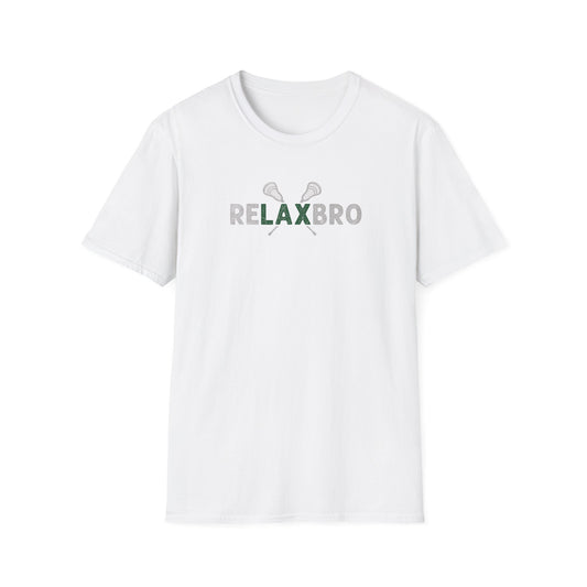 RELAXBRO Lacrosse Gray/Green Softstyle T-Shirt