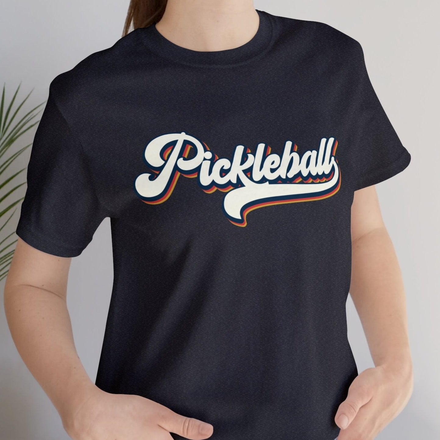 Retro Pickleball Unisex Jersey Short Sleeve Tee