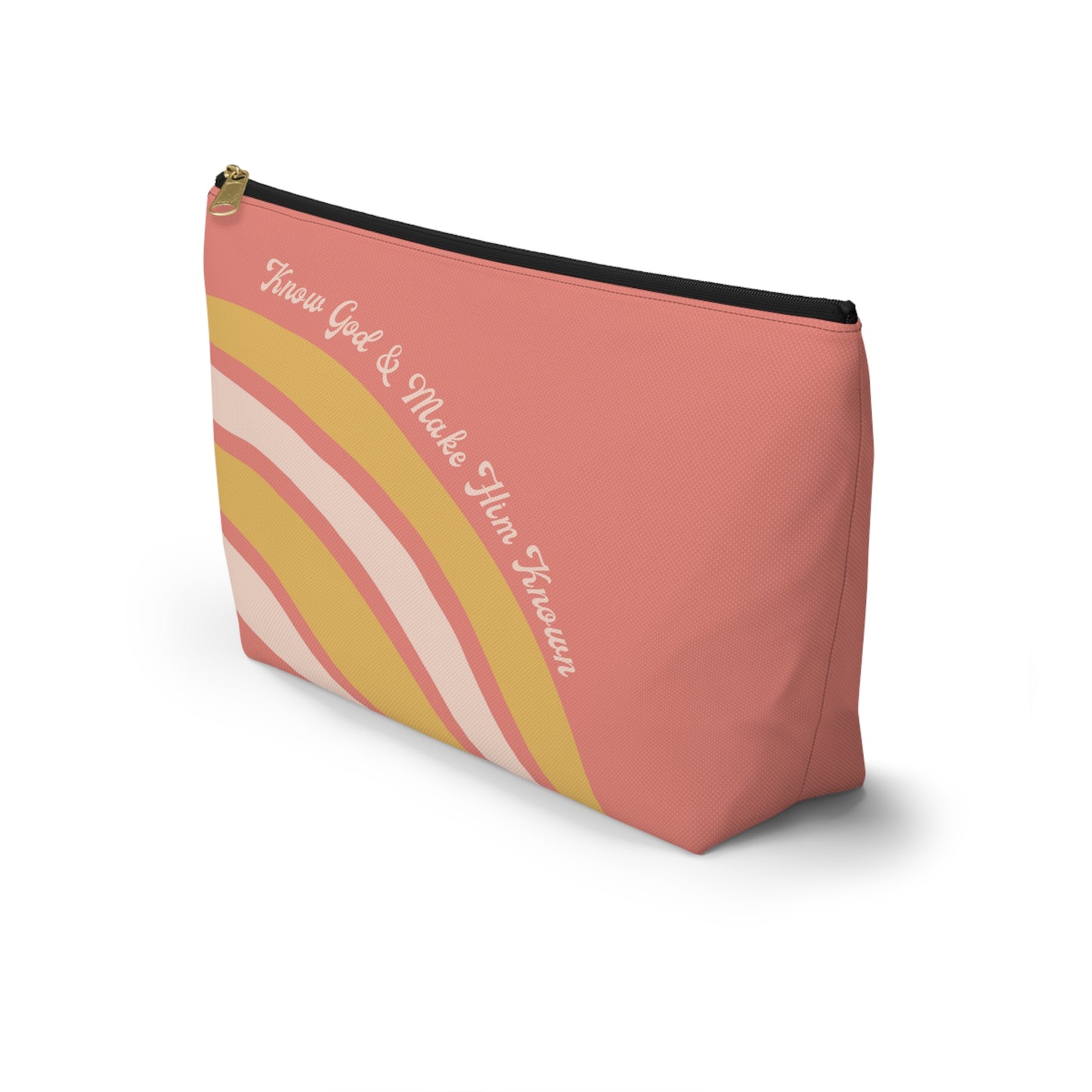 Know God & Make Him Known Accessory Pouch w T-bottom