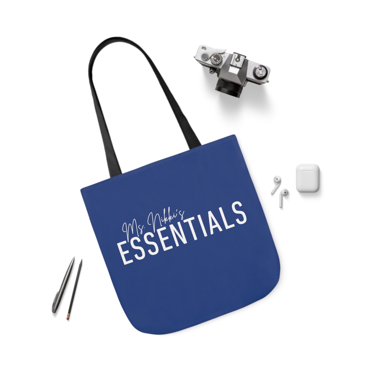 Ms. Nikki's Essentials Polyester Canvas Tote Bag (AOP)