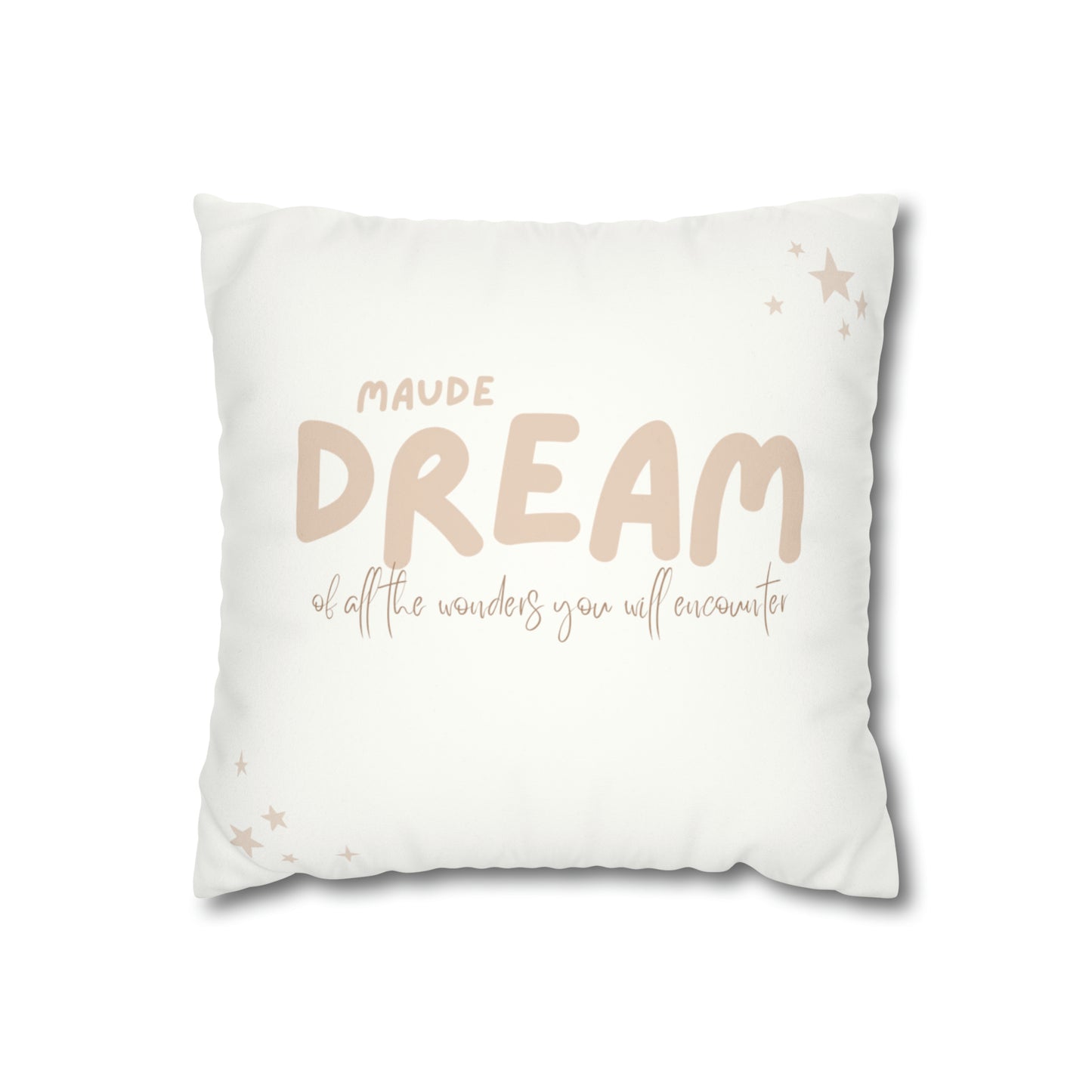 Maude Faux Suede Square Pillow Case