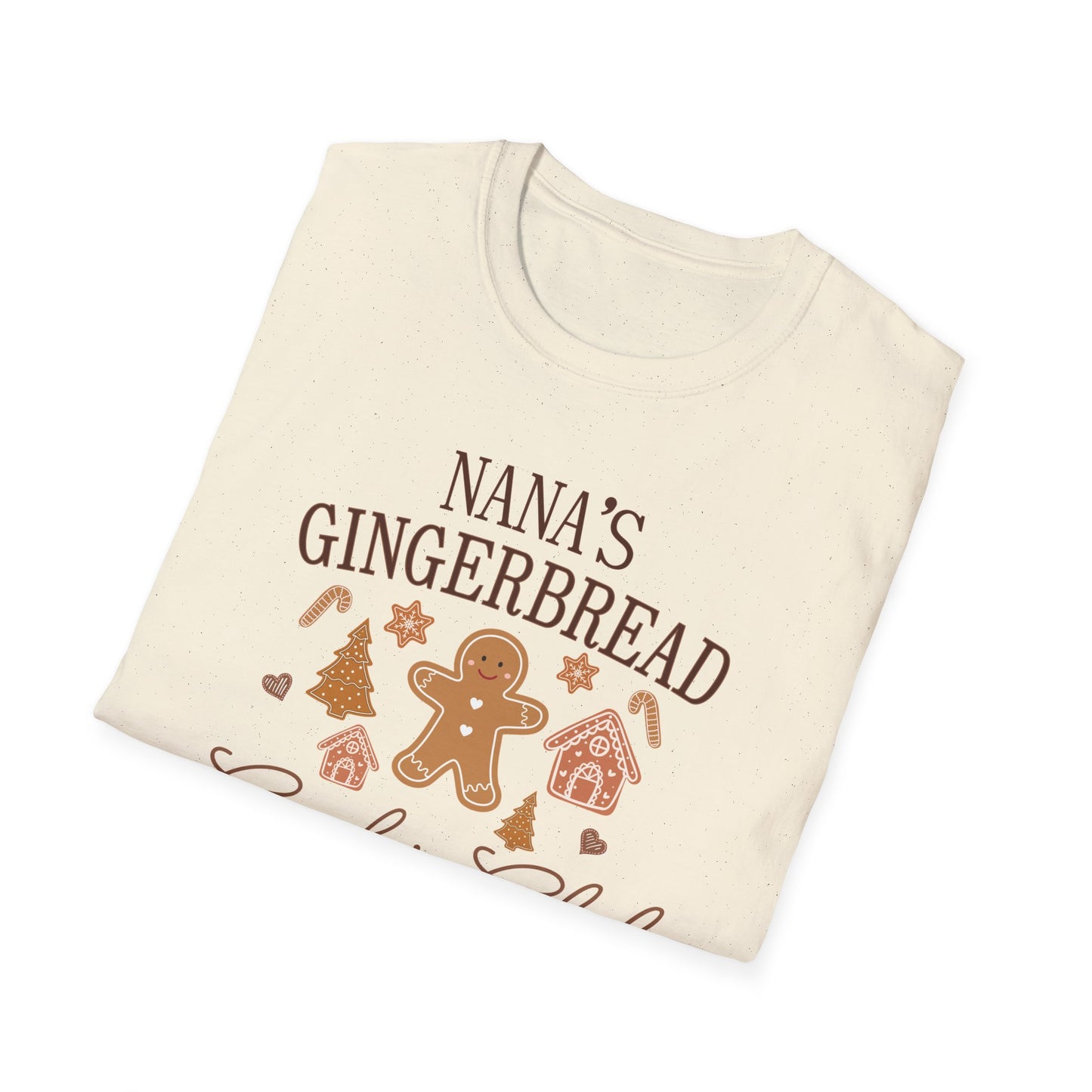 Unisex Softstyle T-Shirt - Nana's Gingerbread Cookie Club