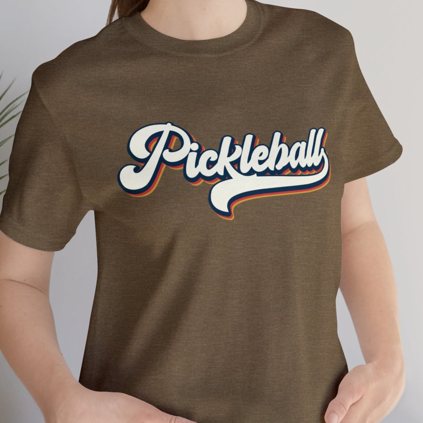 Retro Pickleball Unisex Jersey Short Sleeve Tee