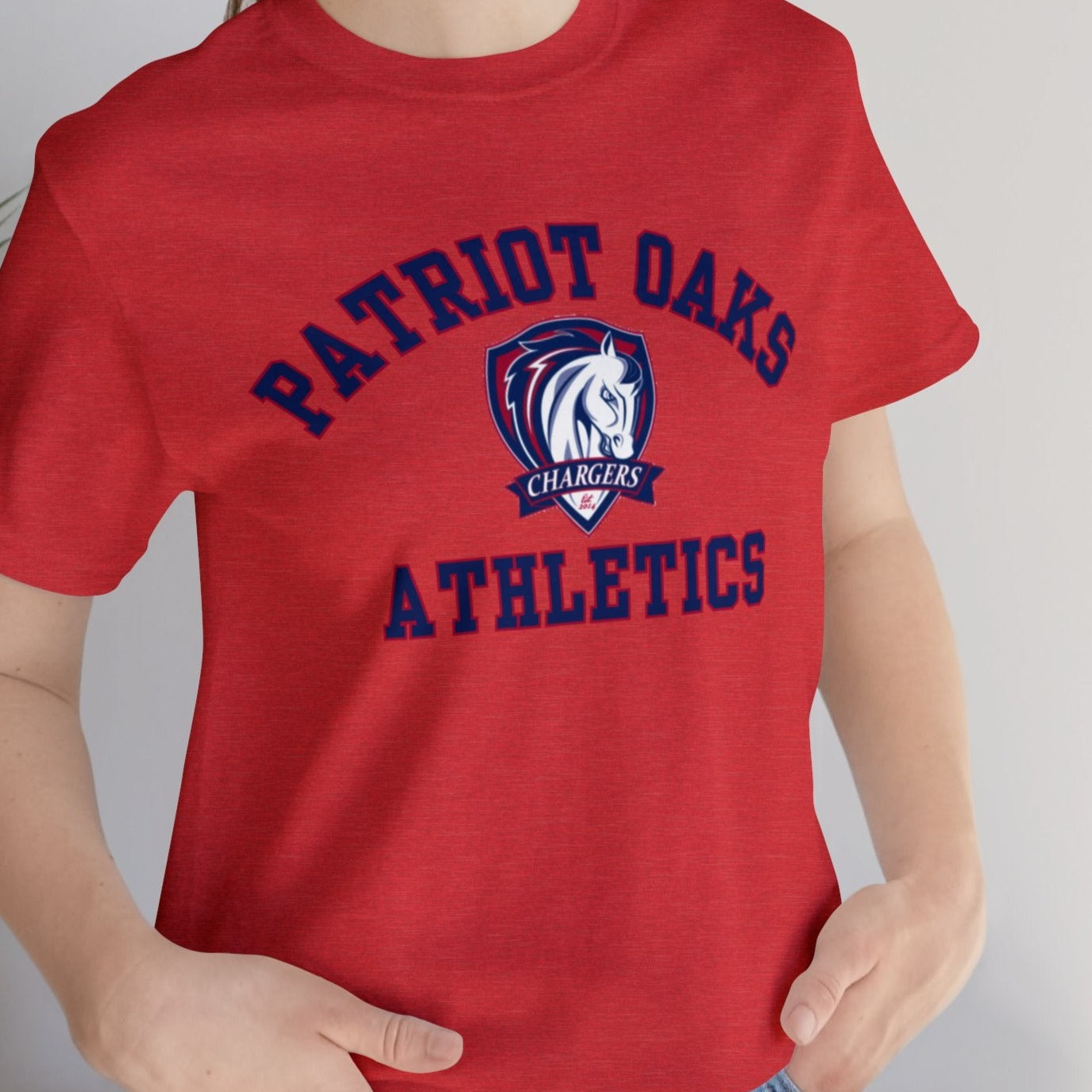 Patriot Oaks Athletics Unisex Jersey Short Sleeve Tee