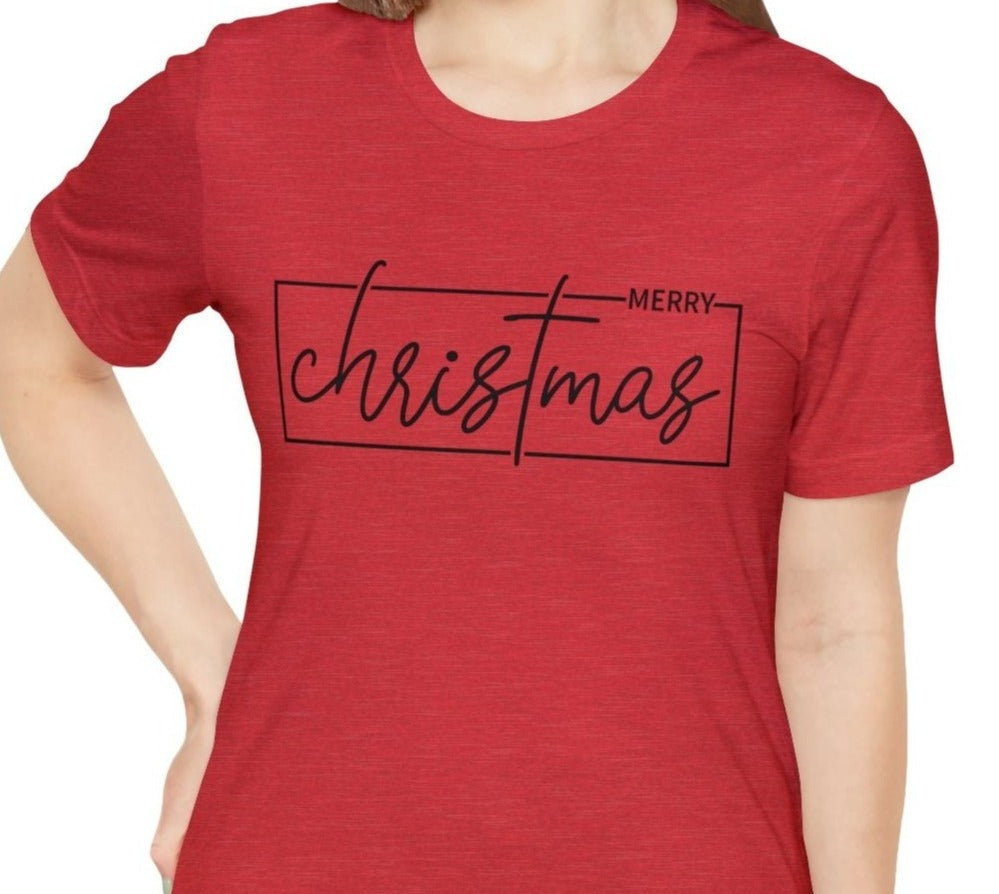 Merry Christmas Unisex Jersey Short Sleeve Tee