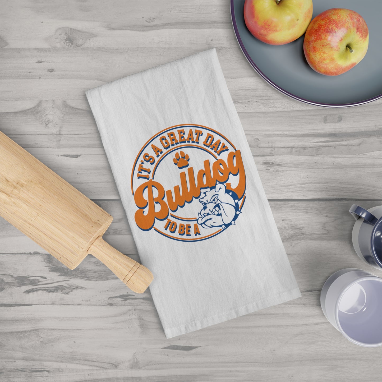 Bolles Bulldog Tea Towel