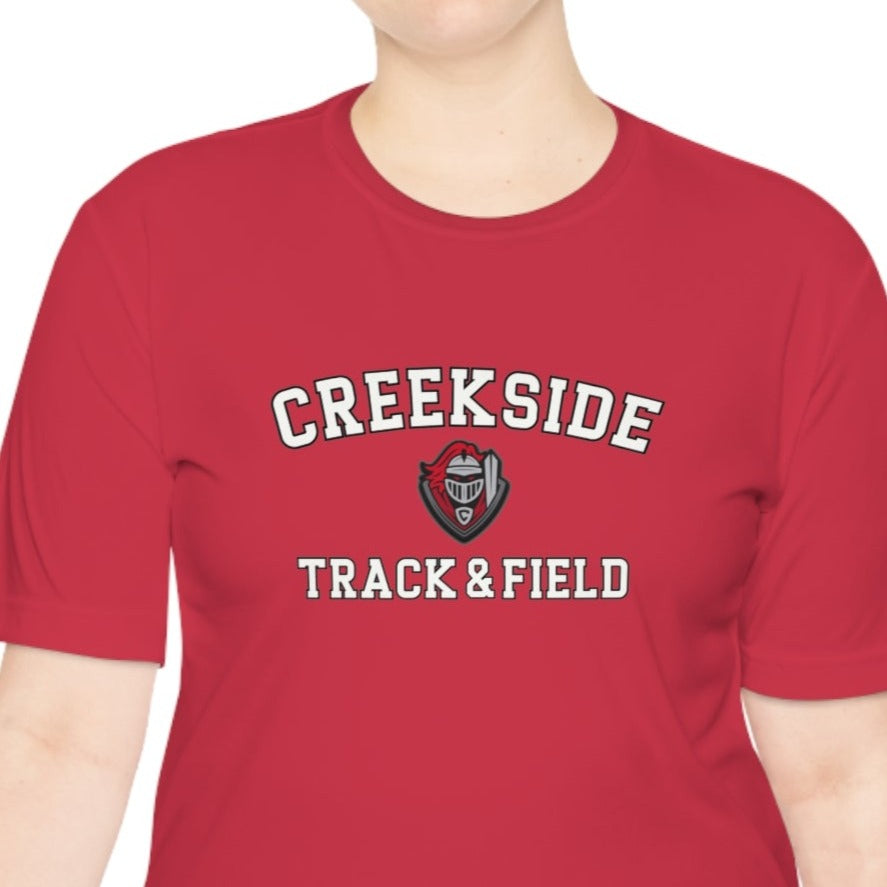 Creekside Track & Field Unisex Moisture Wicking Tee