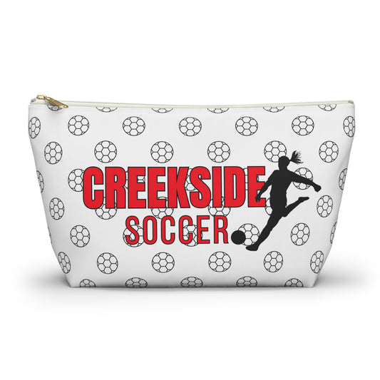 Custom Women's Soccer Accessory Pouch w T-bottom