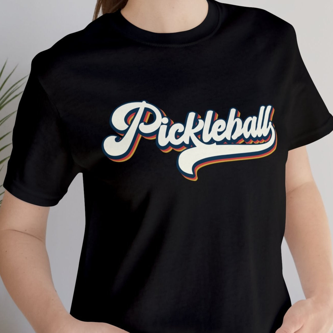 Retro Pickleball Unisex Jersey Short Sleeve Tee