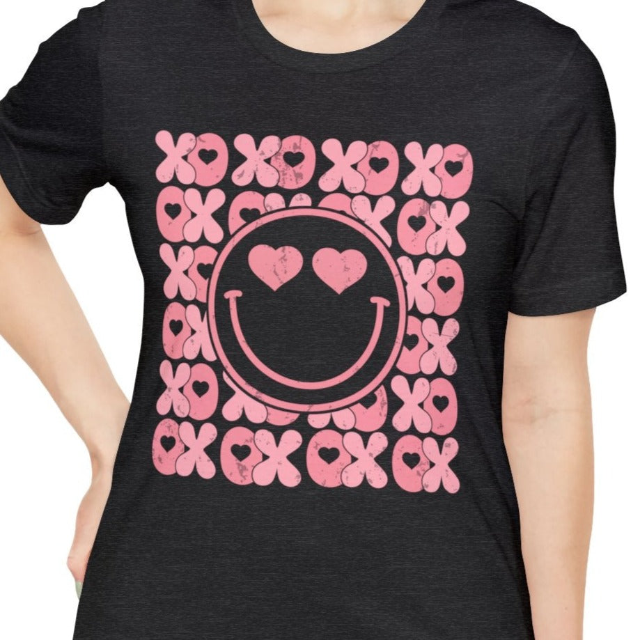 XOXO Smiley Unisex Jersey Short Sleeve Tee