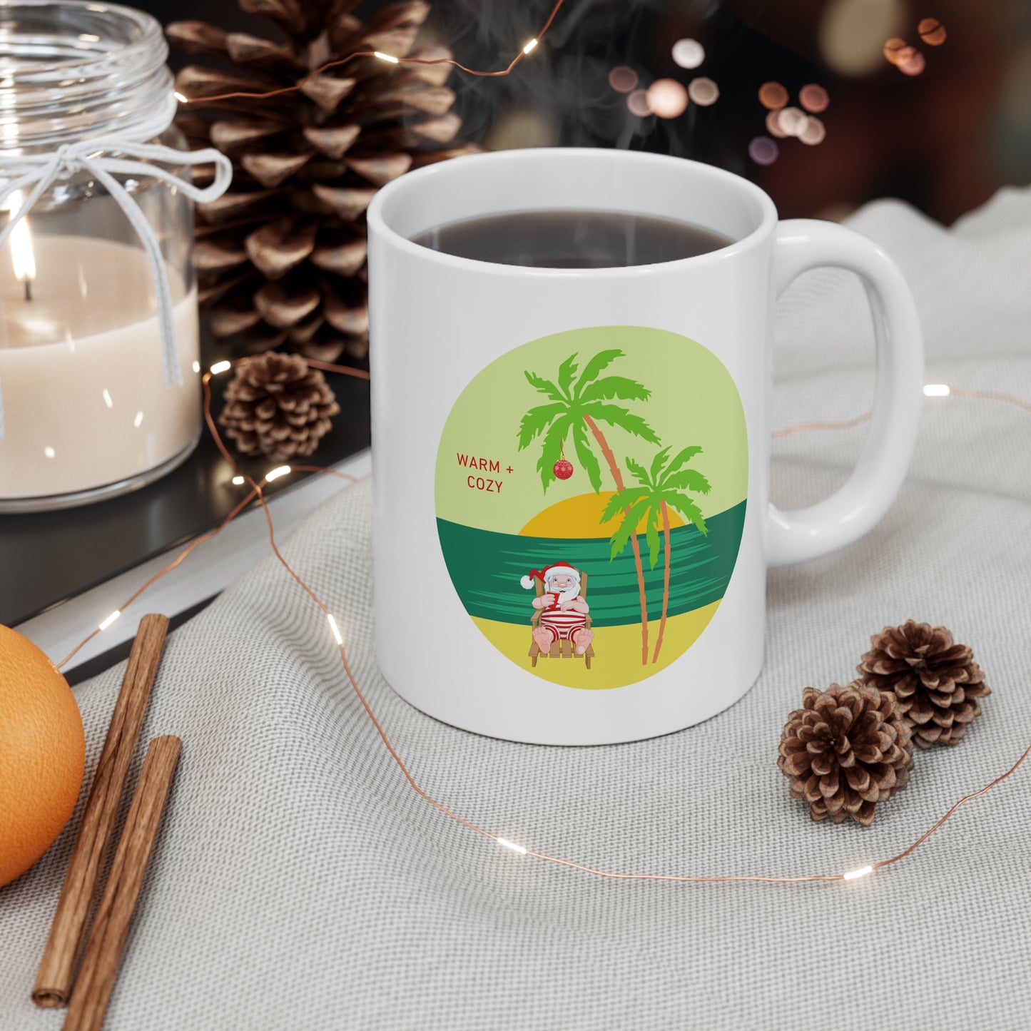 Warm & Cozy Santa Mug 11oz