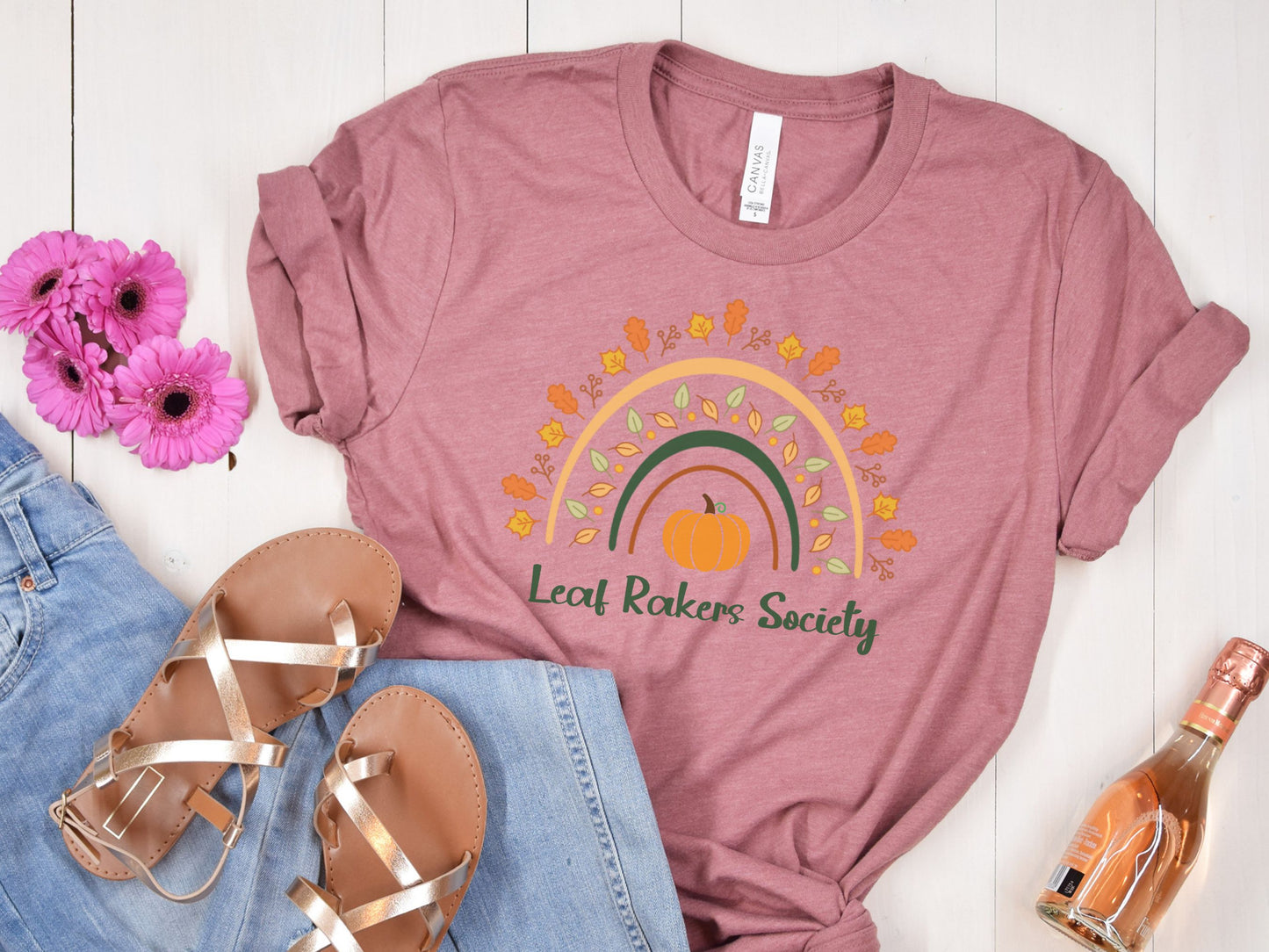 Leaf Rakers Society Rainbow T-shirt