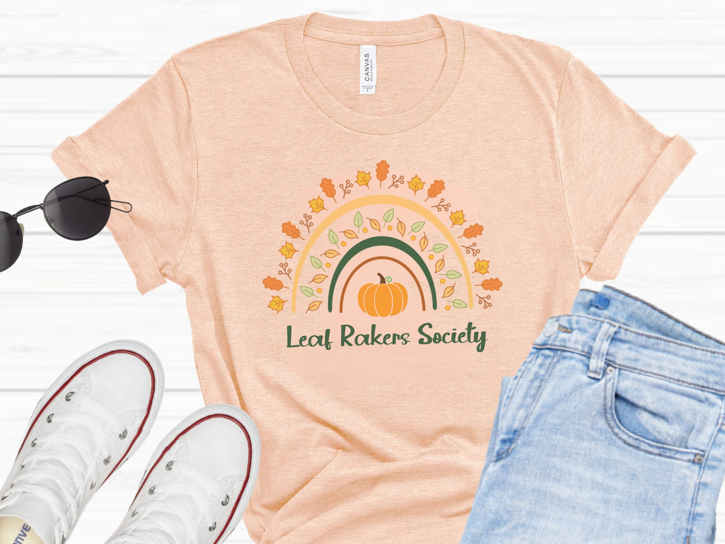 Leaf Rakers Society Rainbow T-shirt