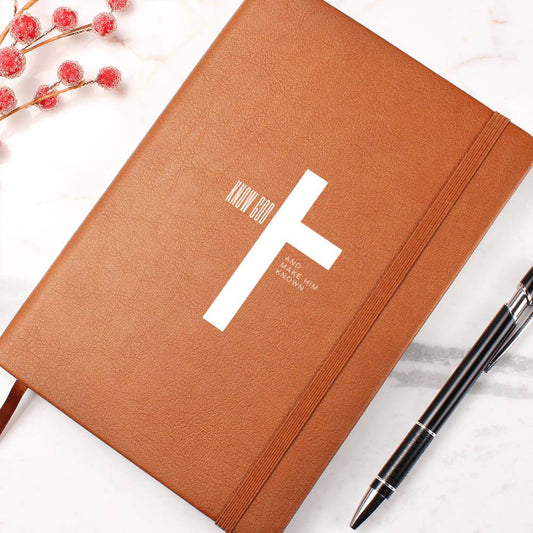 Know God and Make Him Known Cross Journal