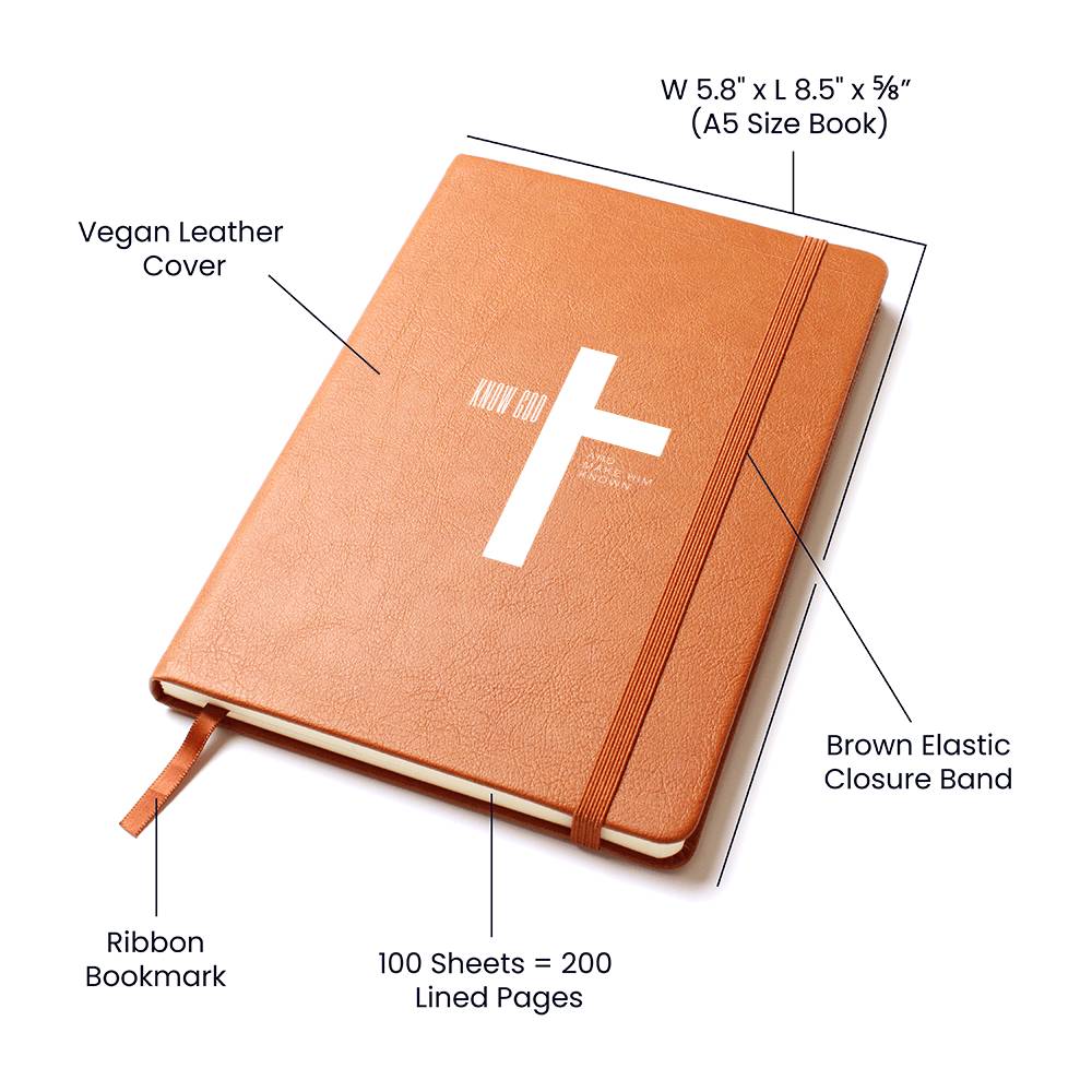 Know God and Make Him Known Cross Journal