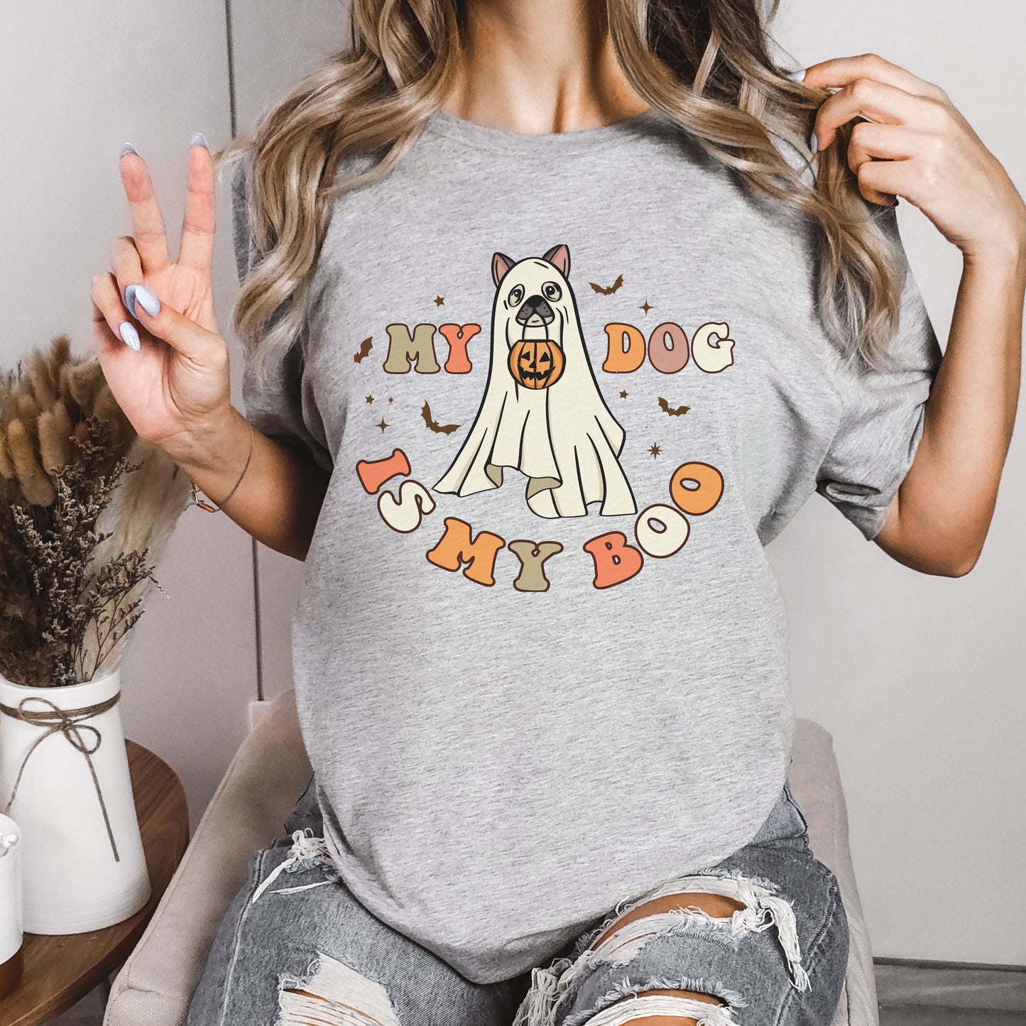 My dog is my boo! t-shirt