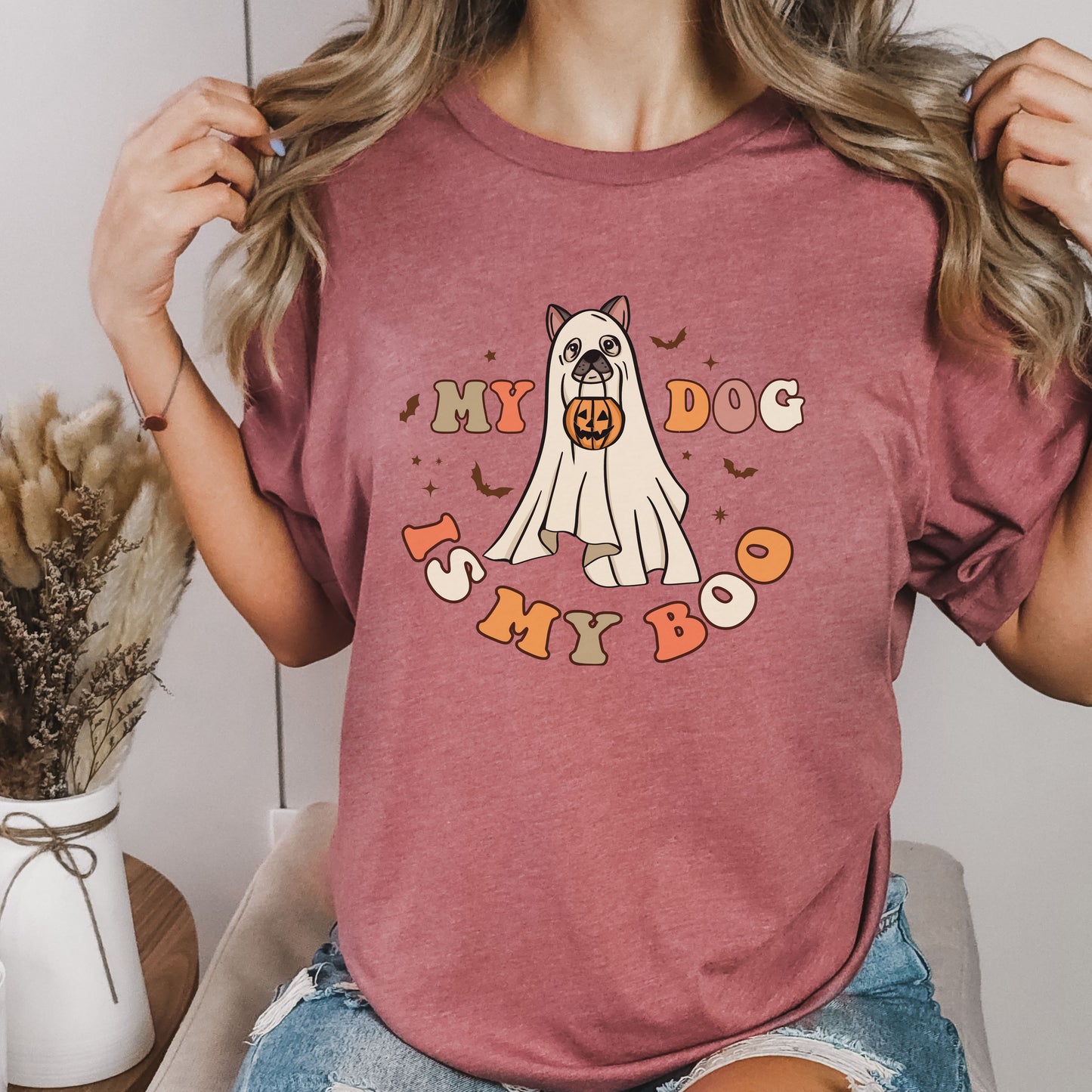 My dog is my boo! t-shirt