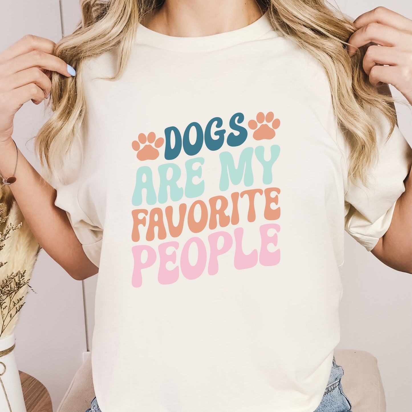 Dogs are My Favorite People Unisex Jersey Short Sleeve Tee