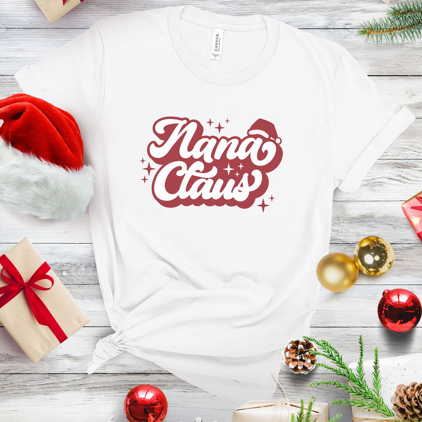 Nana Claus Christmas Tshirt