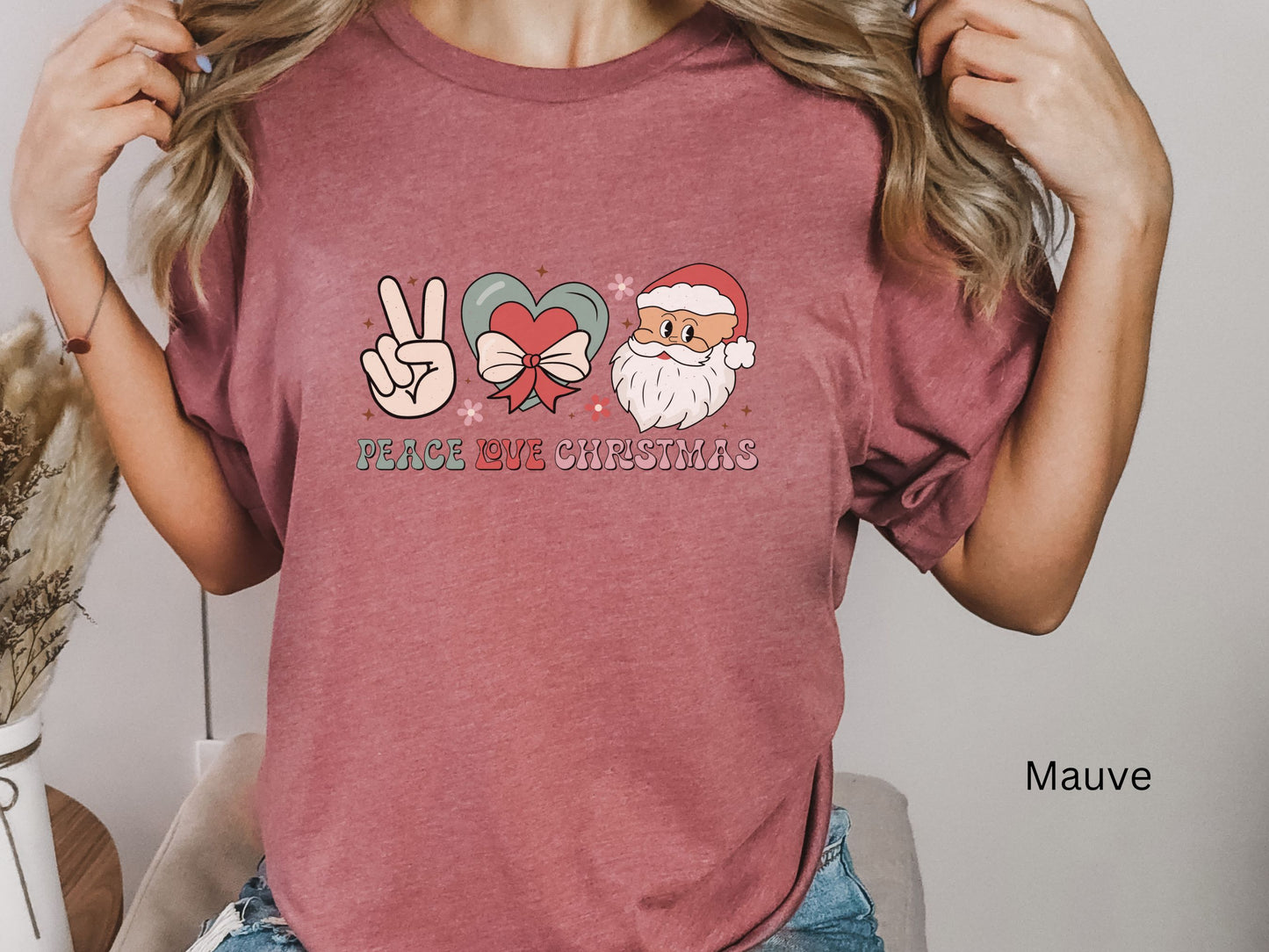 Peace Love Christmas T-shirt