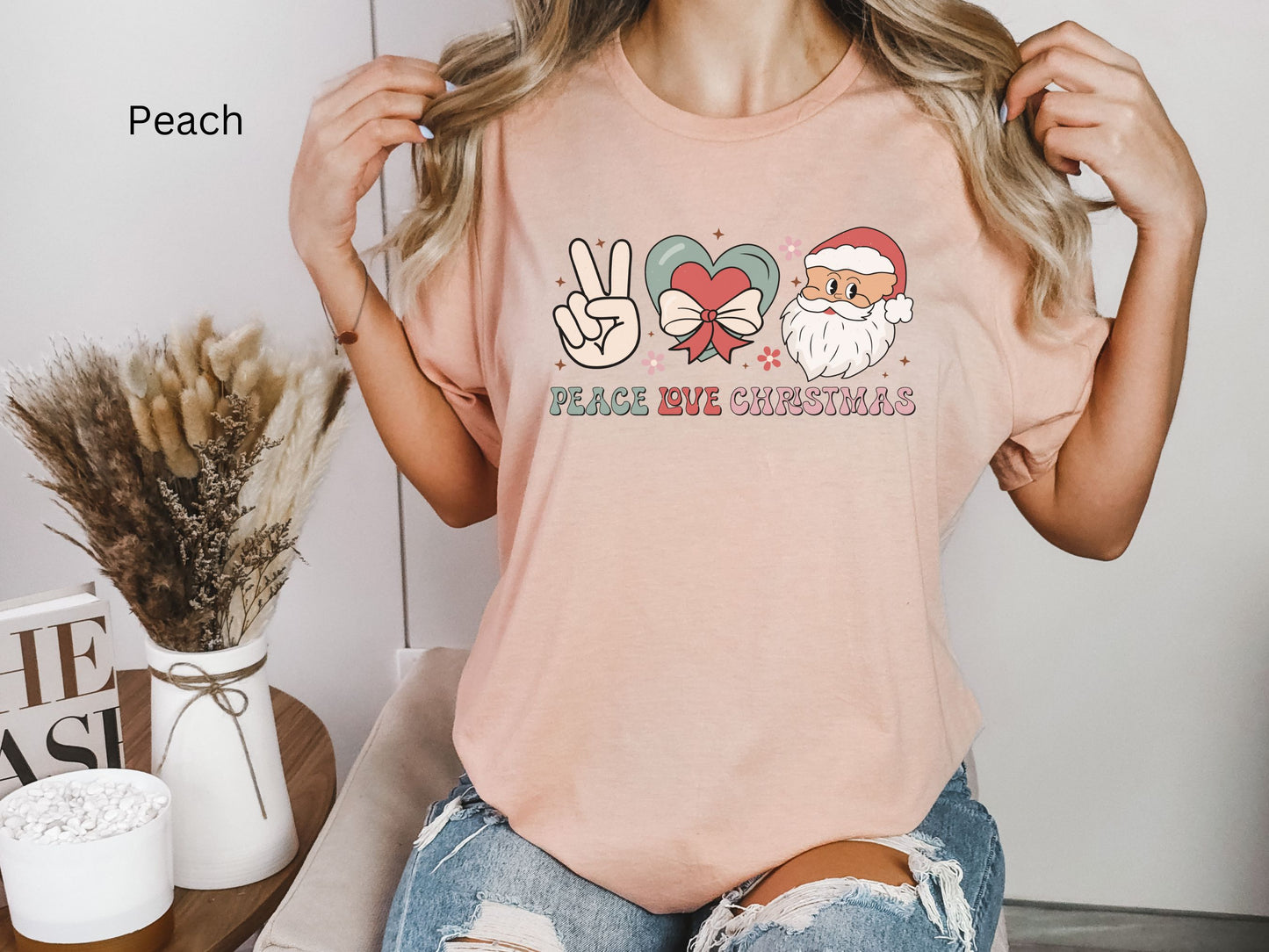 Peace Love Christmas T-shirt