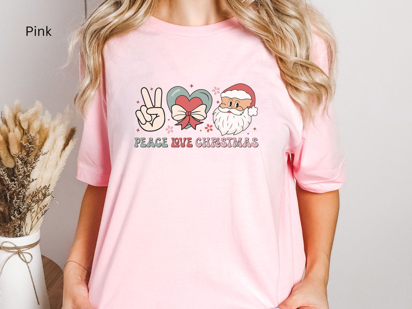 Peace Love Christmas T-shirt