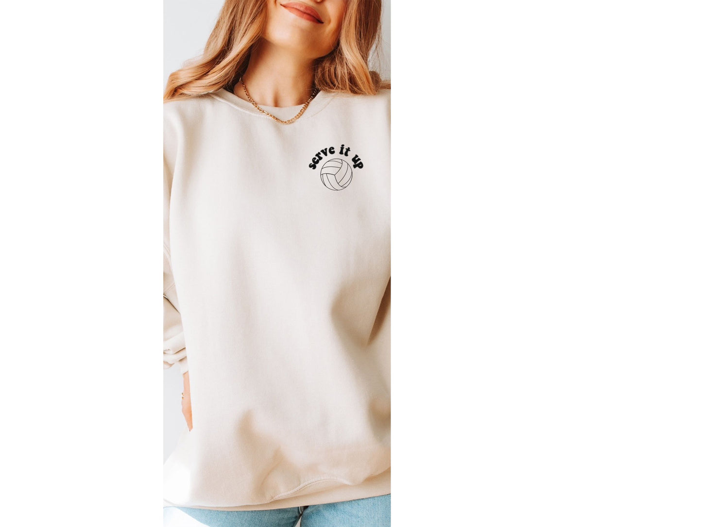 Volleball Soft Serve Unisex Heavy Blend™ Crewneck Sweatshirt