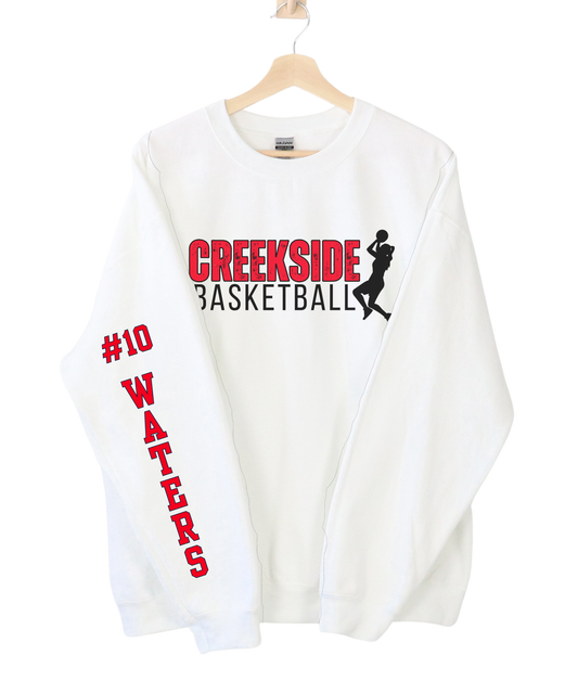 Custom "Women's Basketball" Crewneck Sweatshirt