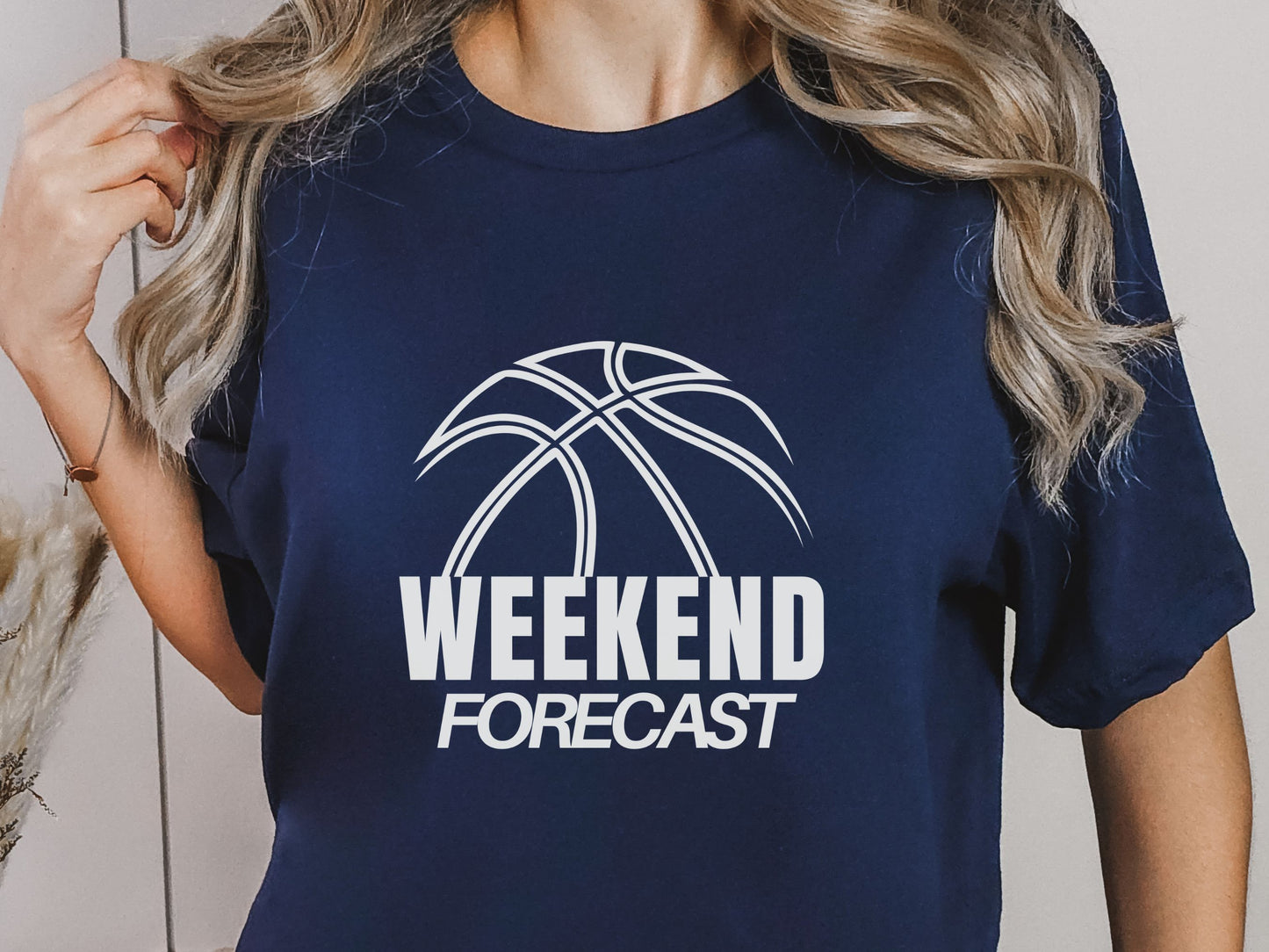 Weekend Forecast Basketball T-shirt