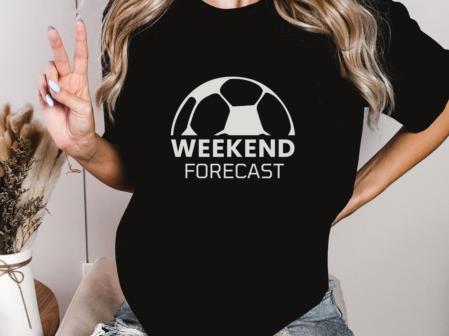 Weekend Forecast Soccer T-shirt