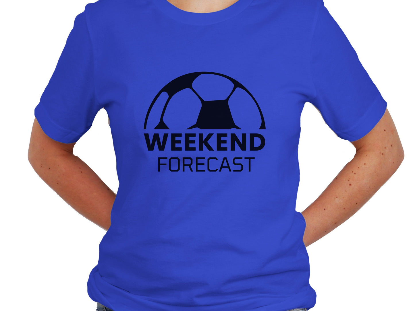 Weekend Forecast Soccer T-shirt